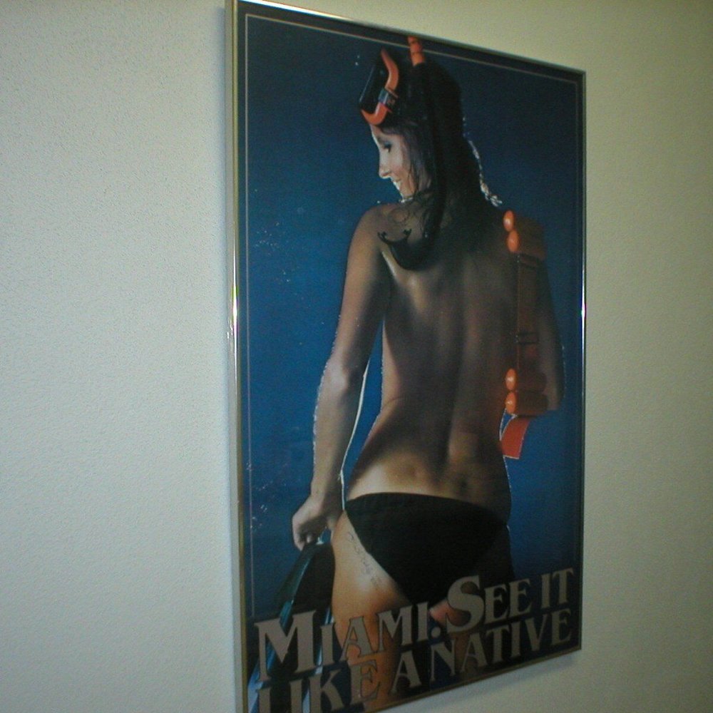 MIAMI   SEE IT LIKE A NATIVE  FRAMED POSTER
